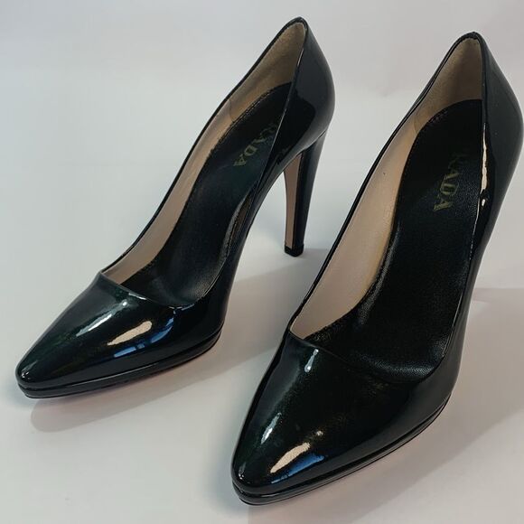 New Prada  patent leather pumps black size 36.5 - Picture 3 of 16